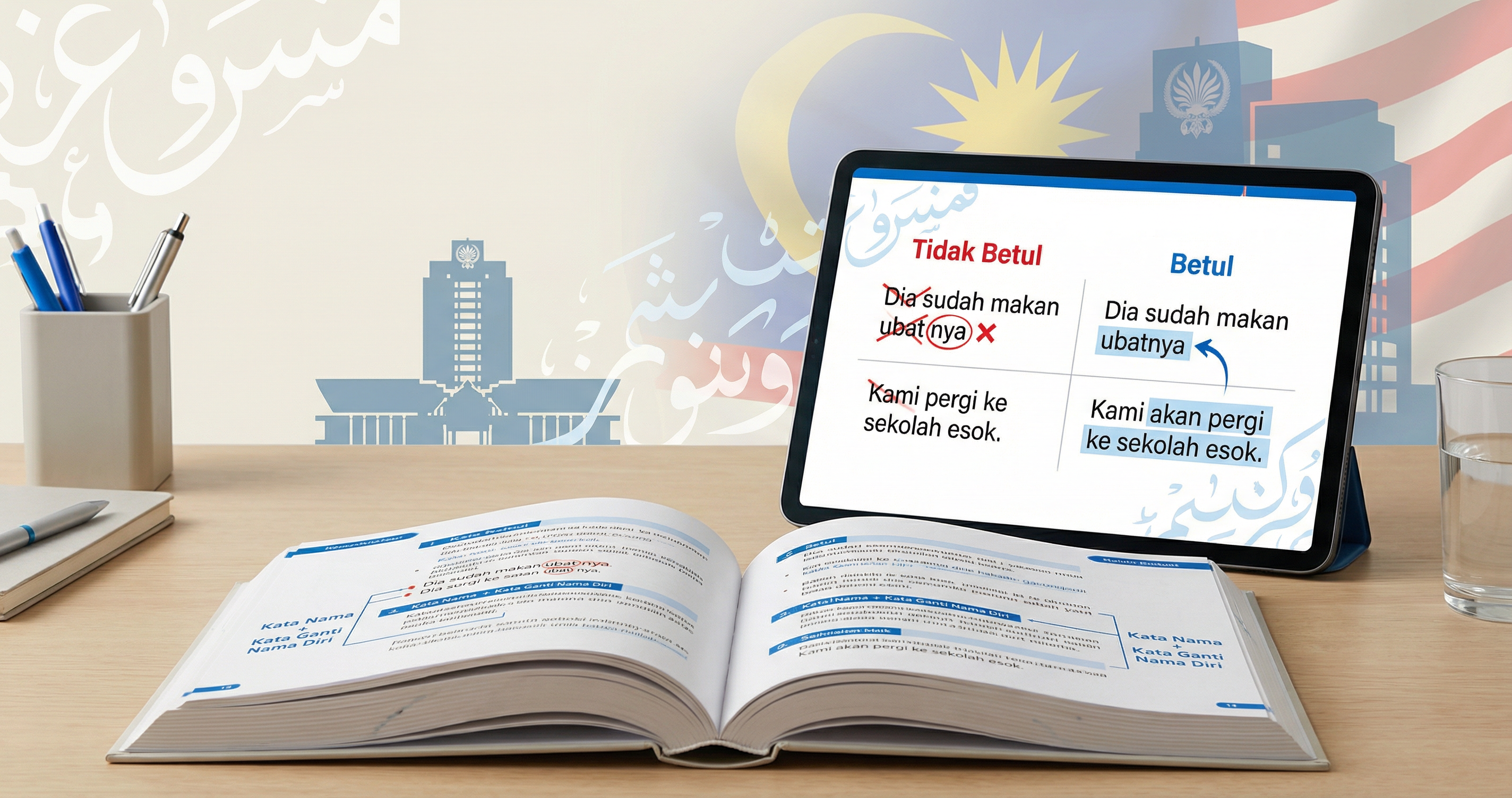 Comprehensive guide to common Bahasa Malaysia mistakes with examples and corrections